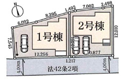 観光地ではなく、暮らす川越への区画図|カースペース2台分