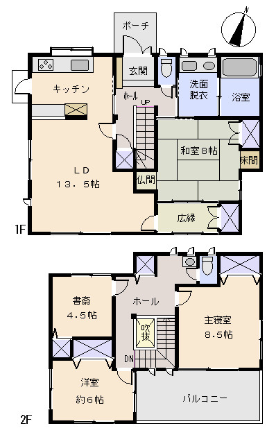 松崎町　松崎の間取り