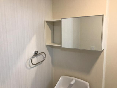 【トイレ】 | （仮称）山科区四ノ宮賃貸アパート | 収納棚（イメージ）