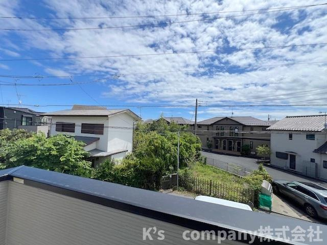 ◎茅ヶ崎市東海岸北5丁目　新築戸建　3号棟の展望|バルコニーからの眺望◇前面は開放的で陽当たり良好です◇