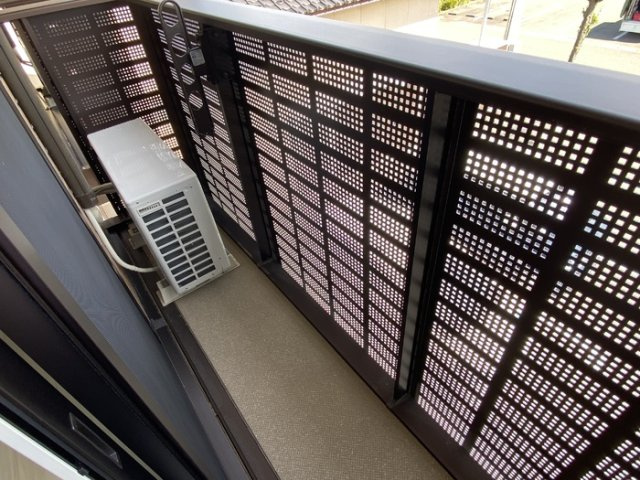 アルモニー木田のバルコニー