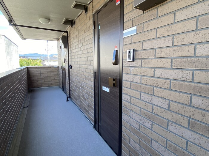 アルモニー木田の玄関