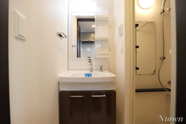 【独立洗面台】 | エステムコート名古屋鶴舞シエル | 独立洗面台で身支度をすべて済ませてしまいましょう