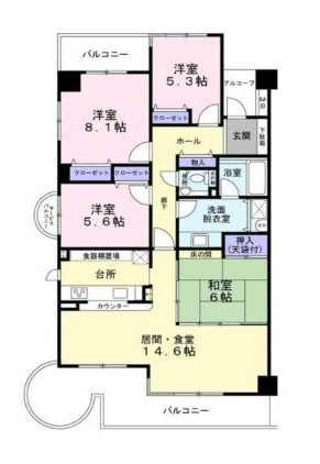 光明池アーバンライフの間取り
