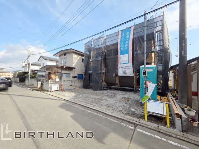 新築戸建・新築建売　みどり市笠懸町鹿第6　笠懸小学校・笠懸南中学校の前面道路含む現地写真