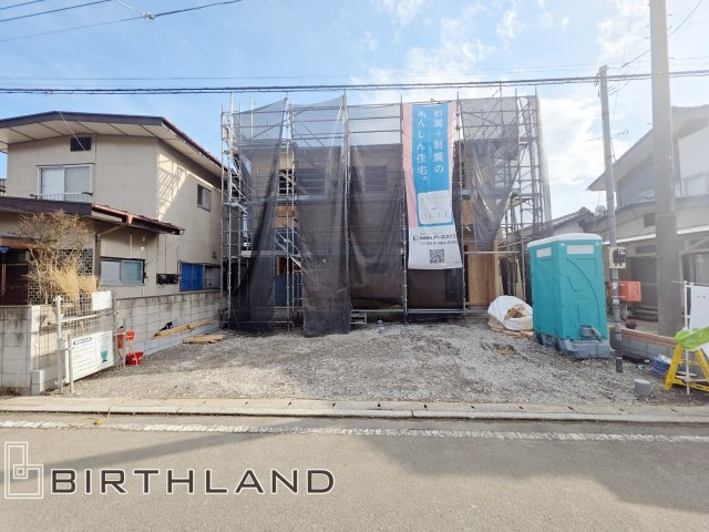 新築戸建・新築建売　みどり市笠懸町鹿第6　笠懸小学校・笠懸南中学校の前面道路含む現地写真