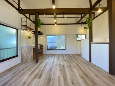 【居間・リビング】 | VeneZ町屋Ⅱ | おしゃれなリビングです