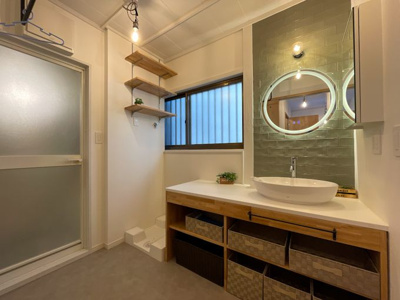 【洗面所】 | VeneZ町屋Ⅱ | ゆったりとスペースのある洗面所