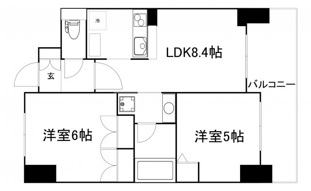 【間取り】 | エステムプラザ大手前エヴァース