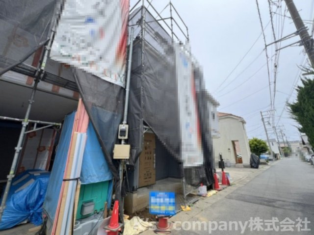 ◎茅ヶ崎市松尾　新築戸建　1号棟の前面道路含む現地写真|2026.6.14撮影◇