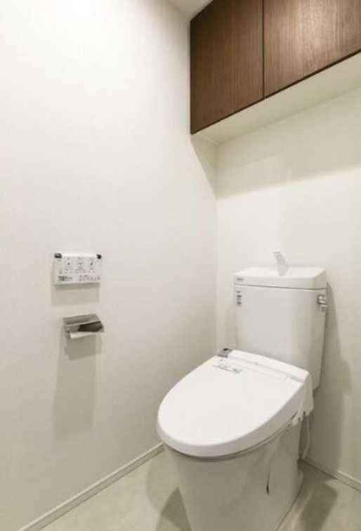 広尾ヴィラスクエア　築浅　オートロック　ファミリー向けのトイレ