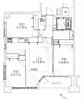 【間取り】 | リヴェール西川口