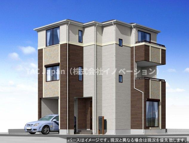 北区神谷の邸宅の外観パース|～ぜひ現地をご確認下さい～
陽当りや通風性など各所に施された工夫で住みやすさを実現。部屋の大きさや周辺環境・街並など、資料には掲載していない情報が現地にはたくさんございます。是非ご確認下さい。