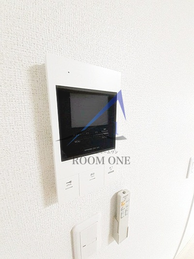 アンソレイエ町屋のセキュリティ|モニター付きインターホンです。