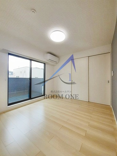 アンソレイエ町屋の居間・リビング|洋室のお部屋です。