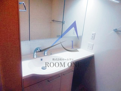 ディアコートの洗面所|洗面台です。