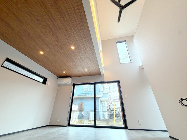 あきる野市野辺全1棟　新築戸建の居間・リビング