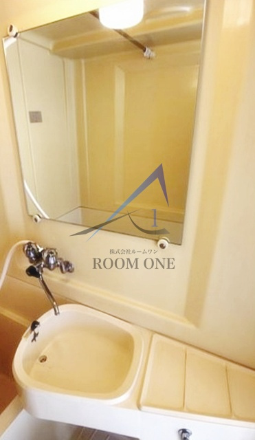 メゾン・ド・パピヨンの洗面所|洗面台です。