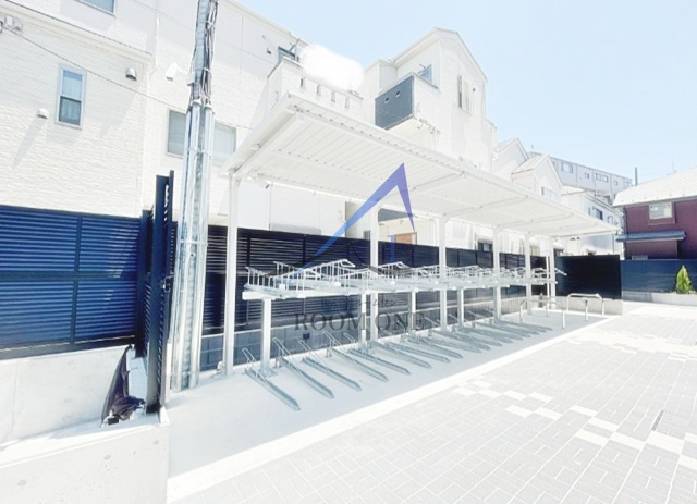 メイクス武蔵小杉Ⅱのその他共用部分|駐輪スペースです。