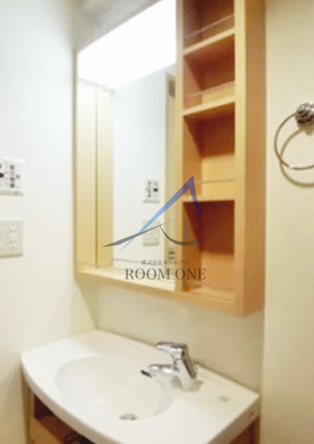 クレアシオン目黒不動前の洗面所|洗面台です。