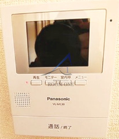 目白台コーポのセキュリティ|モニター付きインターホンです。