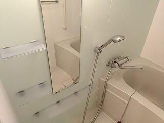 【浴室】 | クレイシア菊川 | 落ち着いた空間のお風呂です