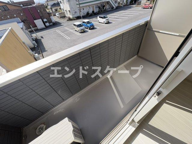 La Maison天川原町一丁目　B棟のバルコニー|高崎、前橋のお部屋探しはエンドスケープまで！お客様の理想お聞かせ下さい♪