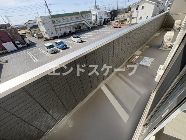 La Maison天川原町一丁目　B棟のバルコニー|高崎、前橋のお部屋探しはエンドスケープまで！お客様の理想お聞かせ下さい♪