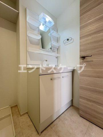 La Maison天川原町一丁目　B棟の洗面所|高崎、前橋のお部屋探しはエンドスケープまで！お客様の理想お聞かせ下さい♪