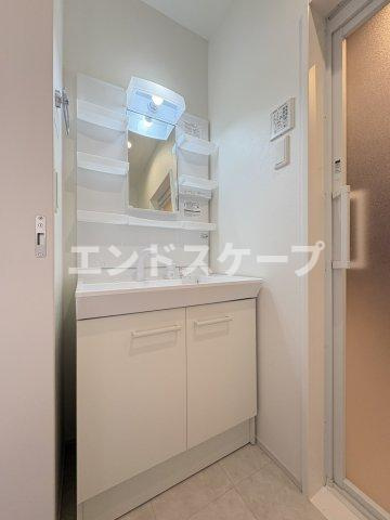 La Maison天川原町一丁目　B棟の洗面所|高崎、前橋のお部屋探しはエンドスケープまで！お客様の理想お聞かせ下さい♪