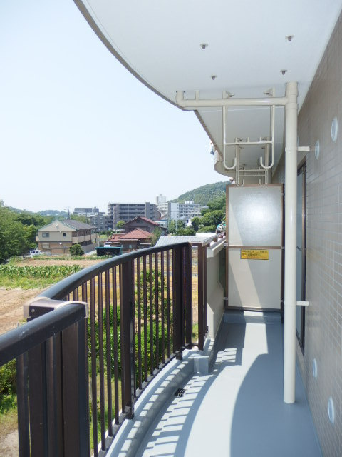 上郷・表ハイツのバルコニー