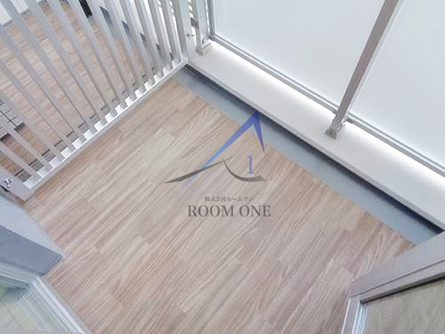 ライオンズ千代田岩本町ミレスーＫＤＡのバルコニー|バルコニーです。