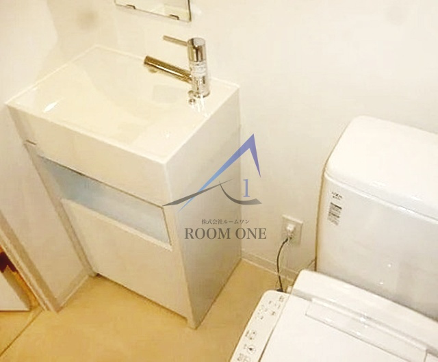 プレール・ドゥーク木場駅前の洗面所|洗面台です。