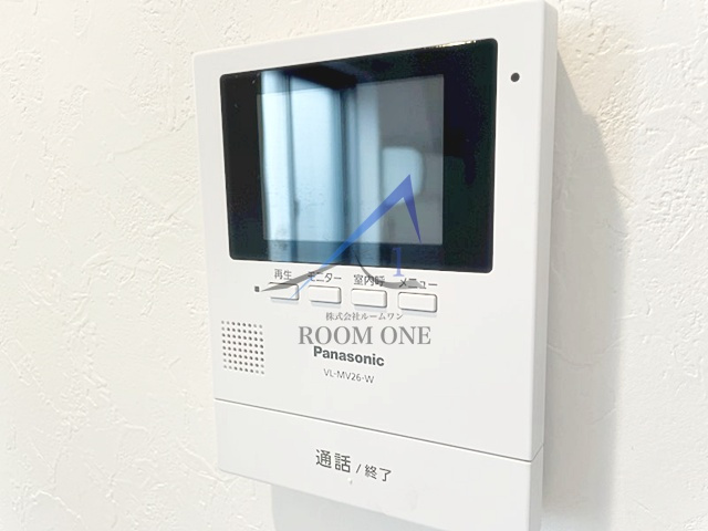 チャルテ三宿のセキュリティ|モニター付きインターホンです。