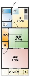 【間取り】 | カナディアンハイツシマダ