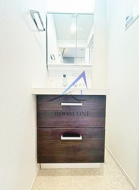 ハーモニーレジデンス東京アーバンスクエア♯002の洗面所|洗面台です。