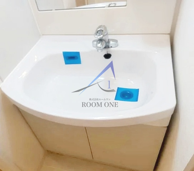 アイル日暮里弐番館の洗面所|洗面台です。