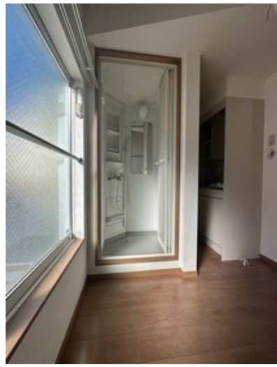 新宿区北新宿３丁目のアパートのシャワールーム|さっと体を洗えるシャワールーム付です