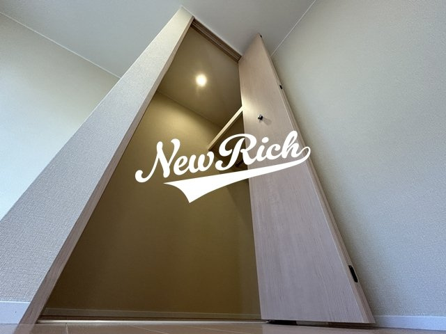 前橋市駒形町のアパートの収納