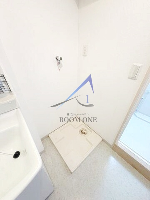 エルム赤羽の設備|洗濯機置き場です。