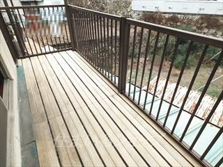 広島市安佐北区小河原町の一戸建てのバルコニー|ワイドバルコニー