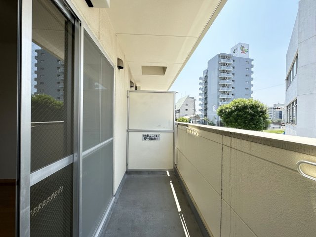 サンコート南はりまやのバルコニー