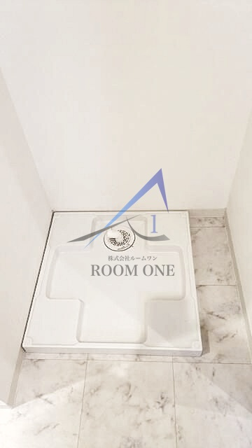 青葉マンションの設備|洗濯機置き場です。