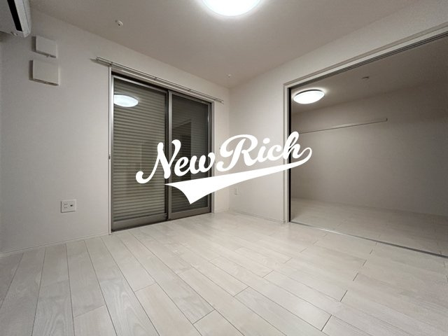 前橋市箱田町のアパートのバルコニー