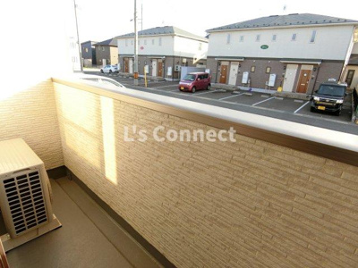 【バルコニー】 | Ｋ’ｓⅡ | 晴れた日には洗濯物もたくさん干せます。