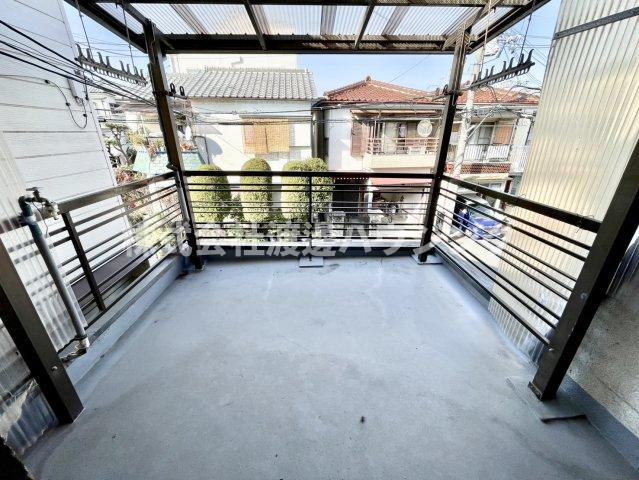 池田北町貸家のバルコニー