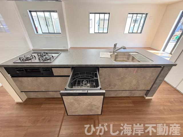 平塚市御殿４丁目　新築戸建　全５棟のキッチン|食洗器付きシステムキッチン