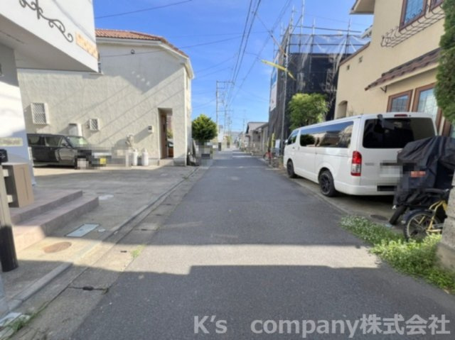 ◎茅ヶ崎市松尾　新築戸建　2号棟の前面道路含む現地写真|2026.7.19撮影◇