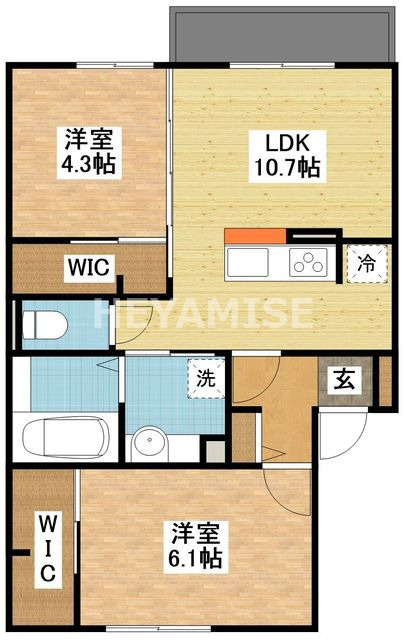 プルミエールの間取り