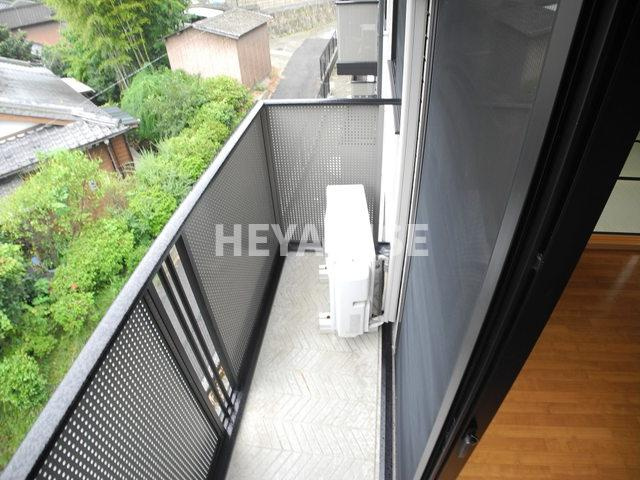 フラッツ久山のバルコニー